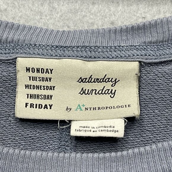 Anthropologie Light Gray Blouse - Picture 2 of 6